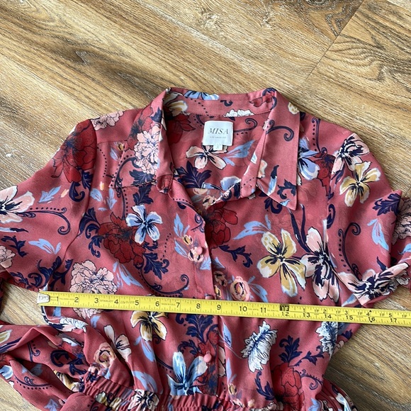 MISA Los Angeles Serina Floral Mini Dress - Picture 11 of 16